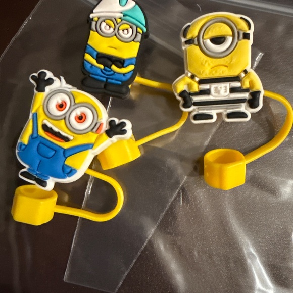 You pick (3) - Minions Straw Toppers NEW - Picture 4 of 9